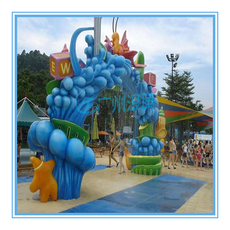 水上樂(lè)園設(shè)備-迎賓彩虹門